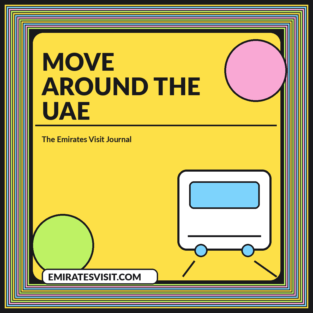 Move Around the UAE illustrated article cover