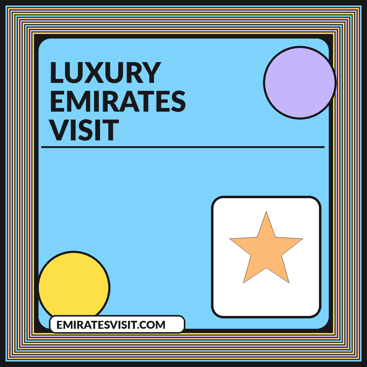 Illustrated guide card for Luxury UAE Visit Planning by Setting, Service and Time