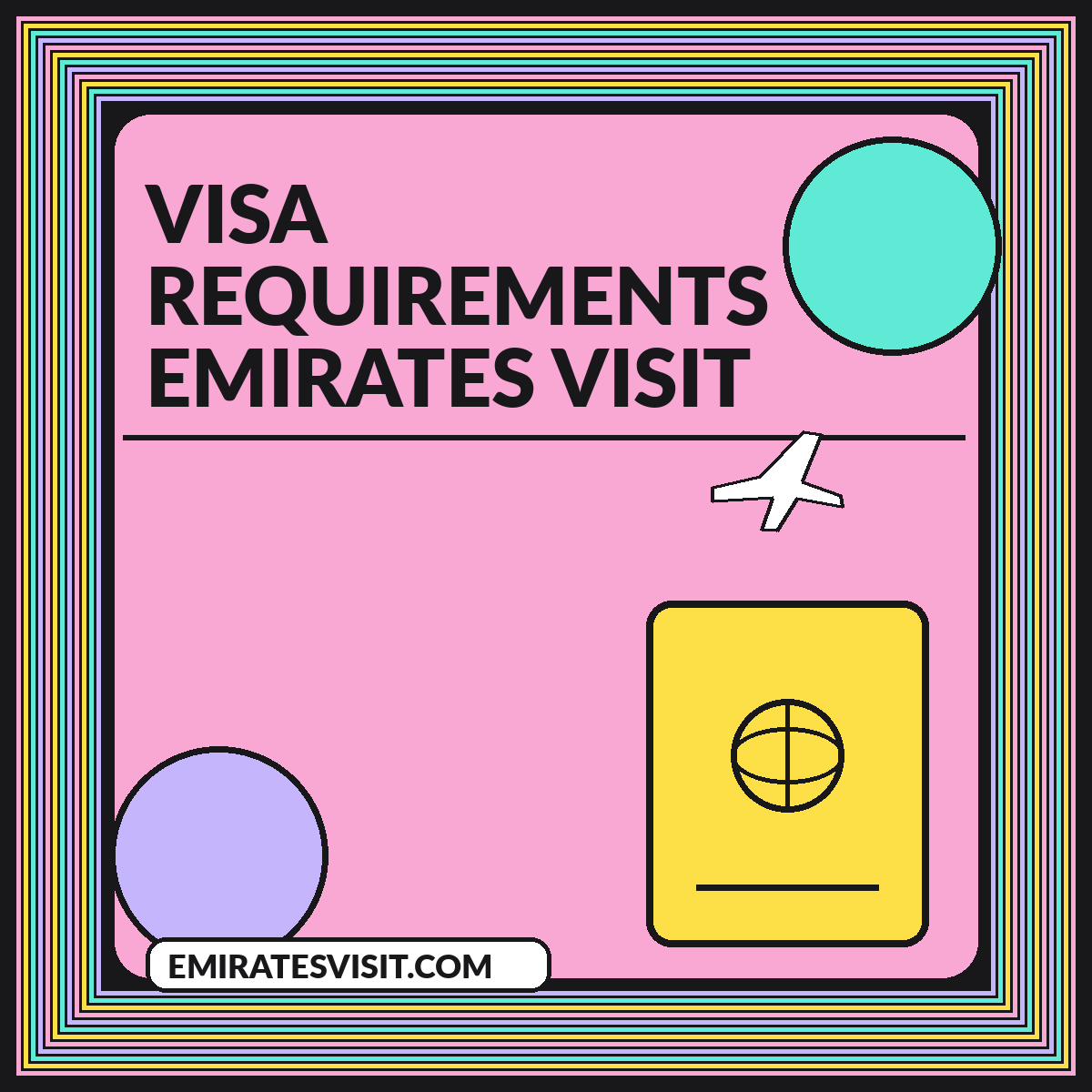 Illustrated guide card for UAE Visit Visa Requirements: Verify Before You Book