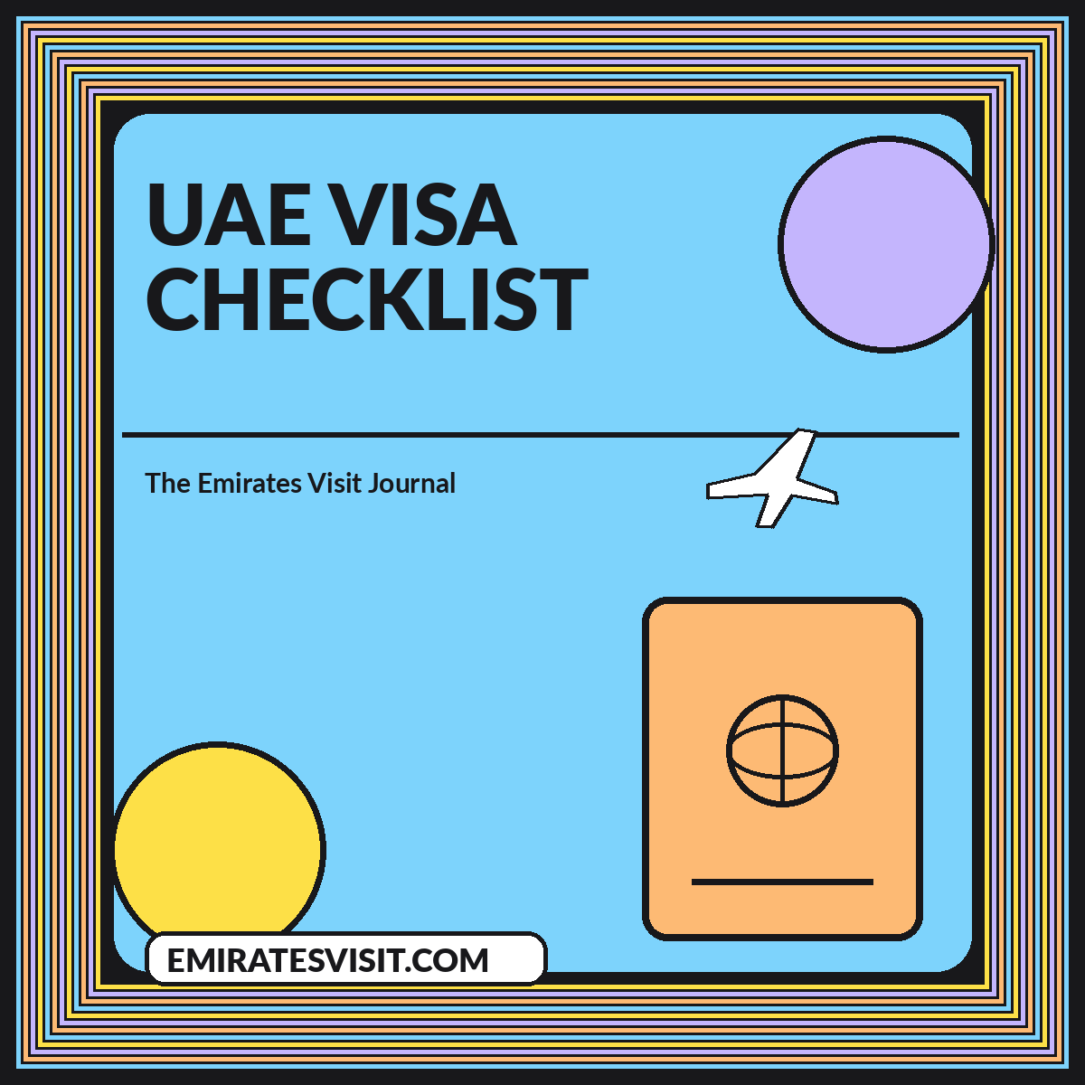 UAE Visa Checklist illustrated article cover